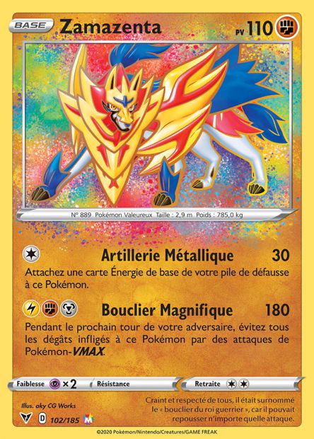 102/185 - Zamazenta - EB4 Voltage Éclatant