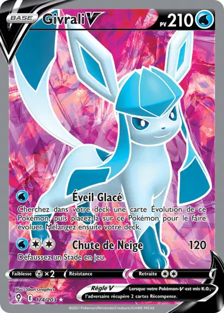 174/203 - Givrali-V - EB7 Evolution Celeste