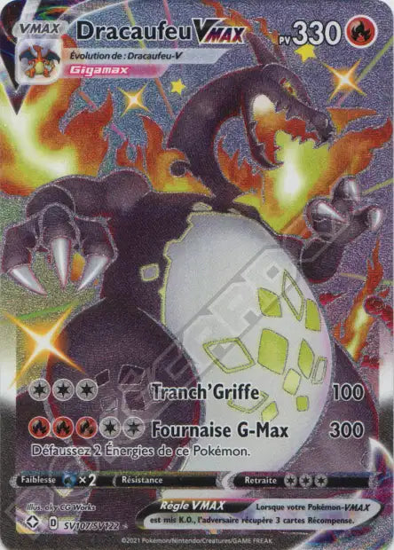 SV107/SV122 - Dracaufeu Vmax - EB5.5 Destinées Radieuses