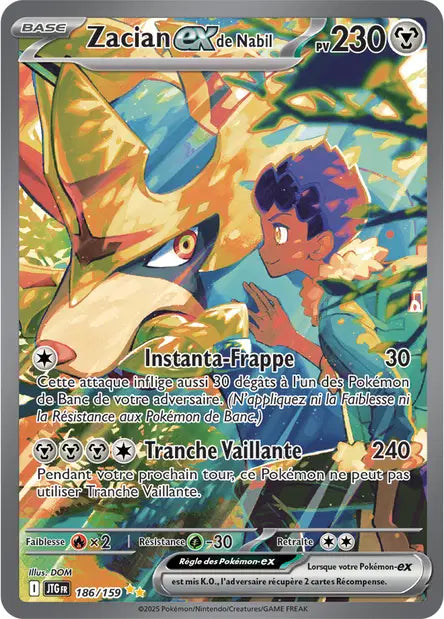 186/159 - Zacian Ex de Nabil - EV9 Aventures Ensemble