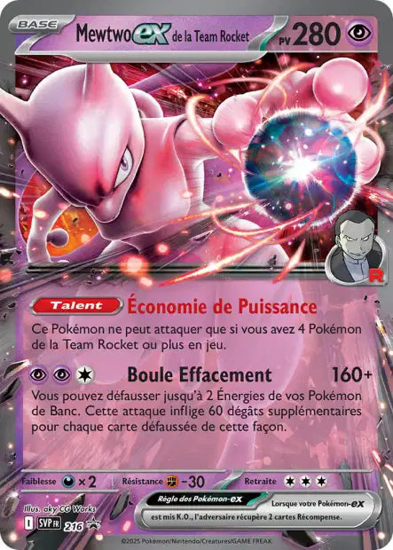 SVP216 - Mewtwo ex de la Team Rocket - PROMO