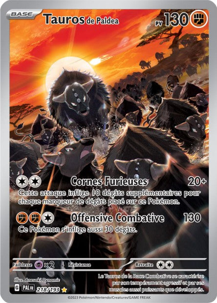 218/193 - Tauros de Paldéa - EV02 Évolutions à Paldea