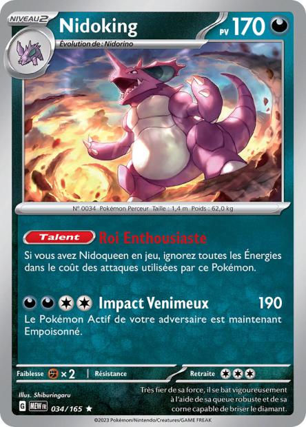 034/165 - Nidoking - EV3.5 151