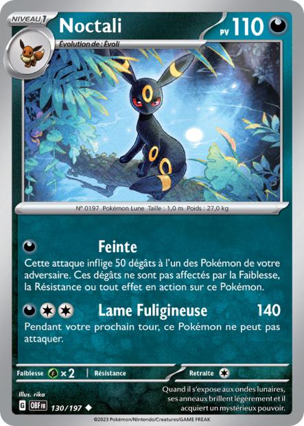 130/197 - Noctali - EV03 Flammes Obsidiennes