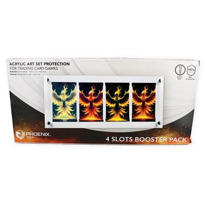 Phoenix Shield - Acrylic Art Set Protection - 4 Booster