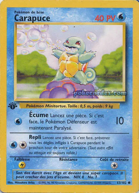 BS63 - Carapuce - Set de Base ED1