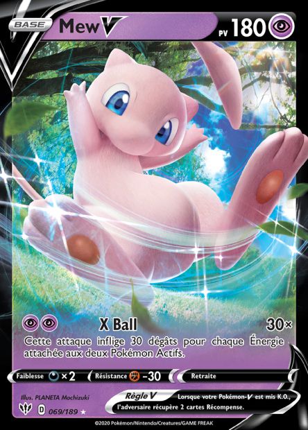 069/189 - Mew-V - EB3 Ténèbres Embrasées
