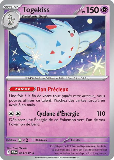 085/197 - Togekiss - EV03 Flammes Obsidiennes