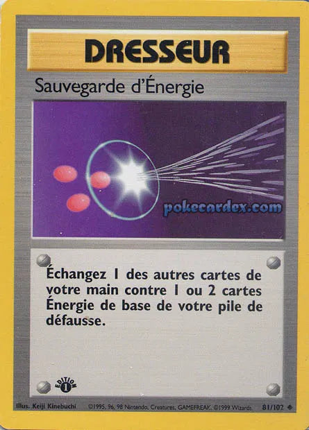 BS81 - Sauvegarde d'Energie - Set de Base ED1