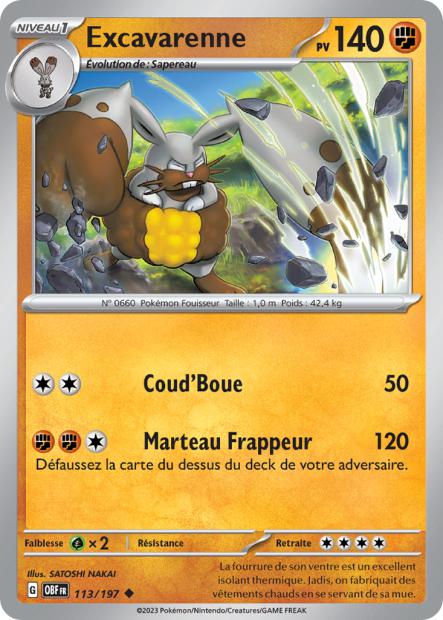 113/197 - Excavarenne - EV03 Flammes Obsidiennes
