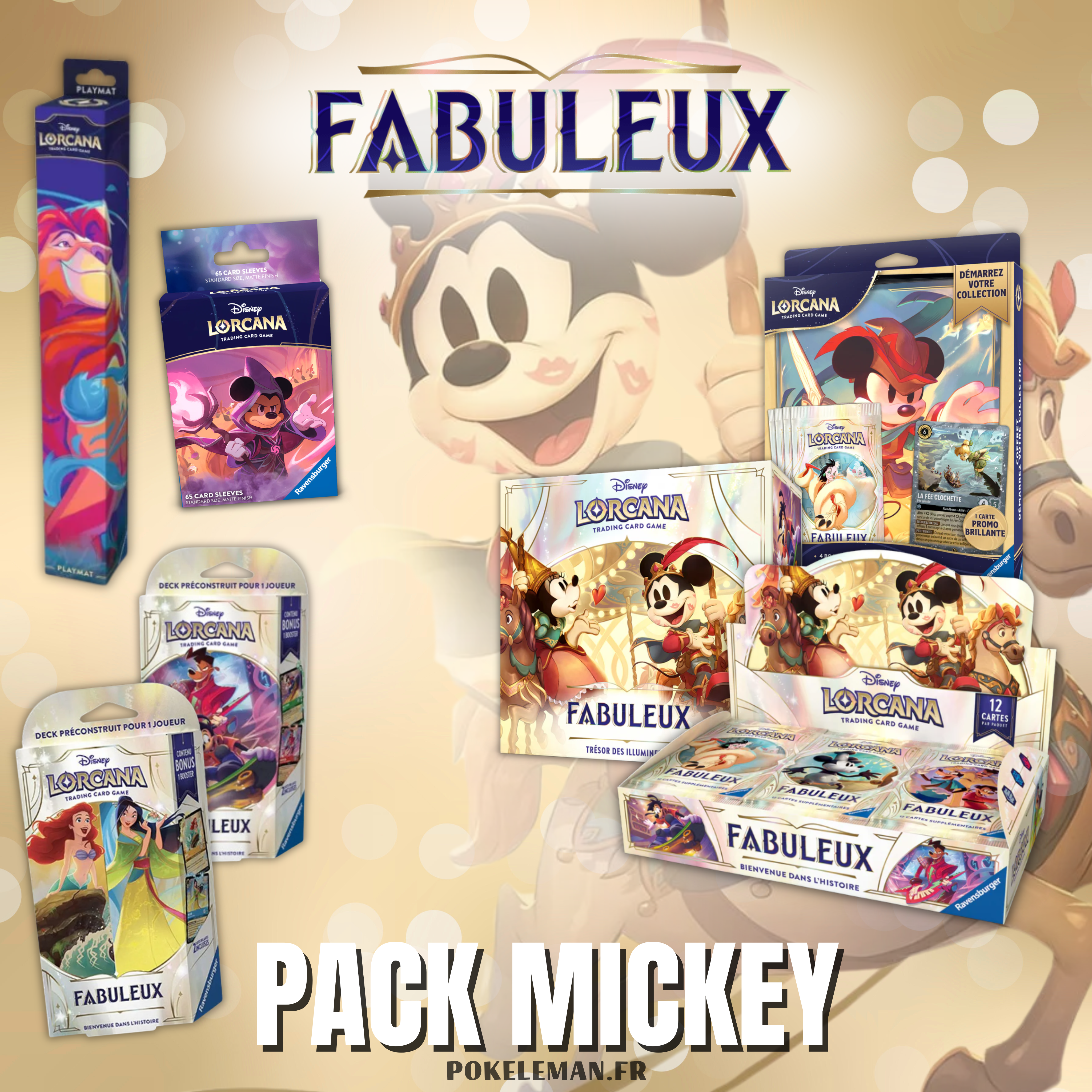 PACK MICKEY - Disney Lorcana - Chapitre 9 - Fabuleux 🇫🇷