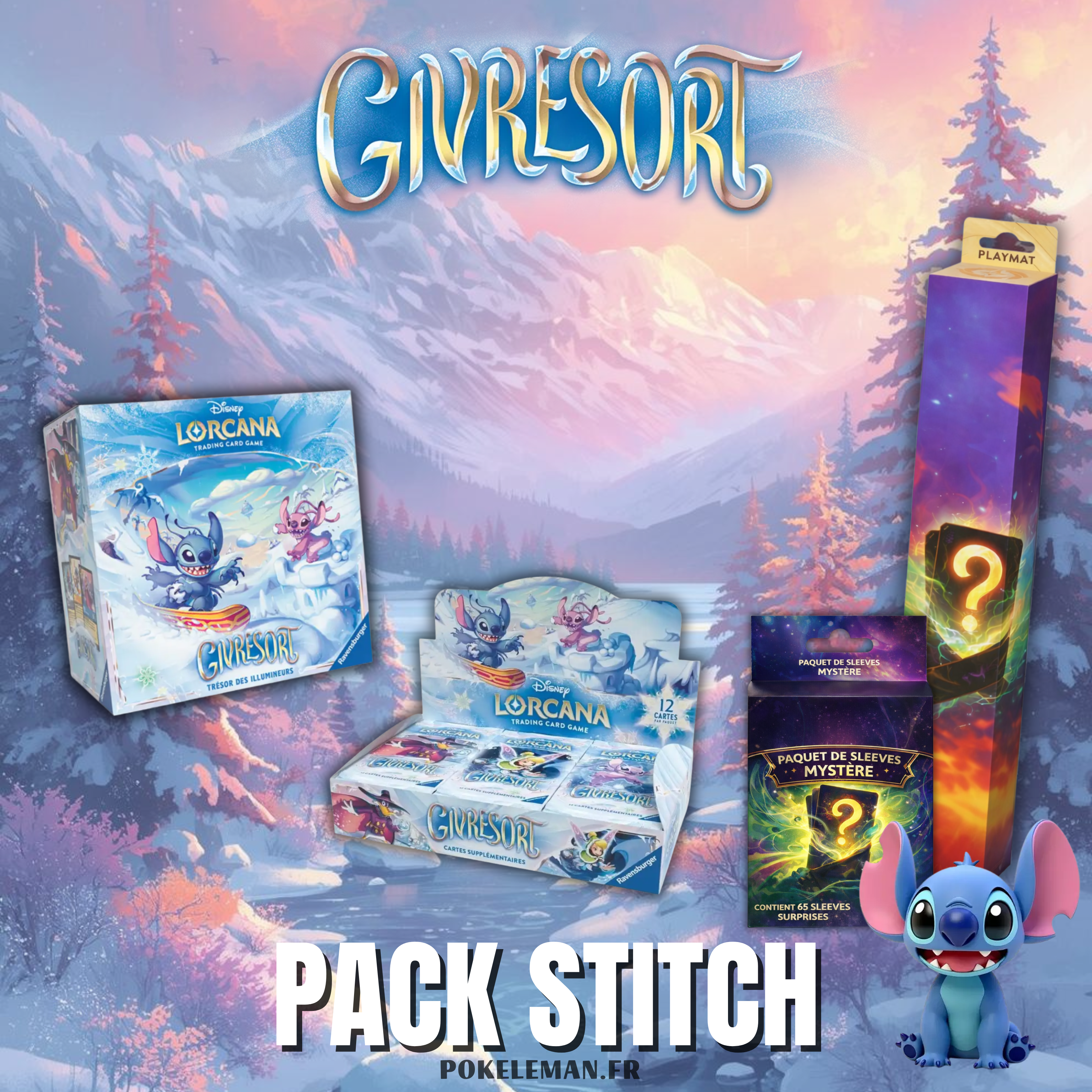 PACK STITCH - Disney Lorcana - Chapitre 11 - Givresort 🇫🇷