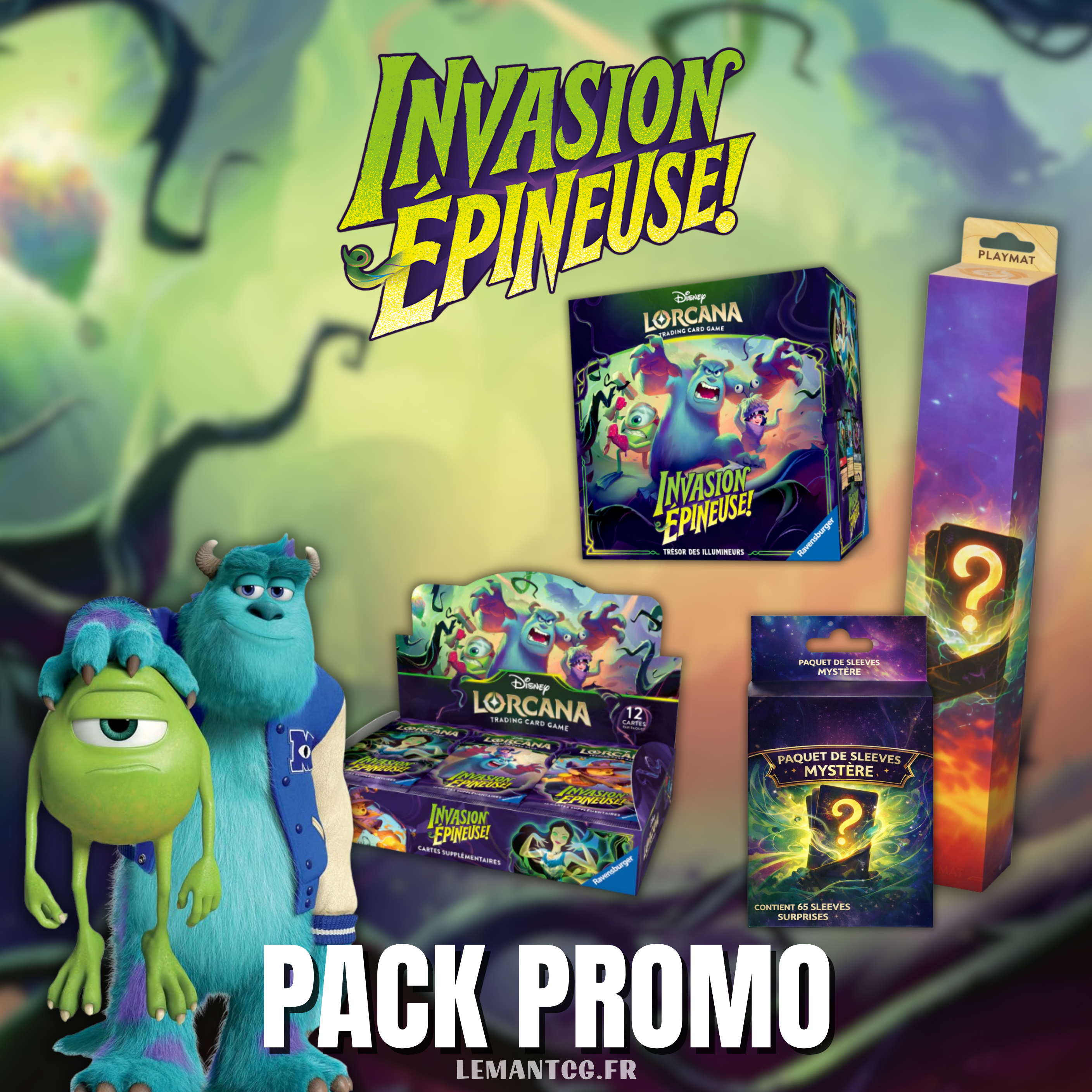 PACK PROMO - Disney Lorcana - Chapitre 13 - Invasion Epineuse 🇫🇷