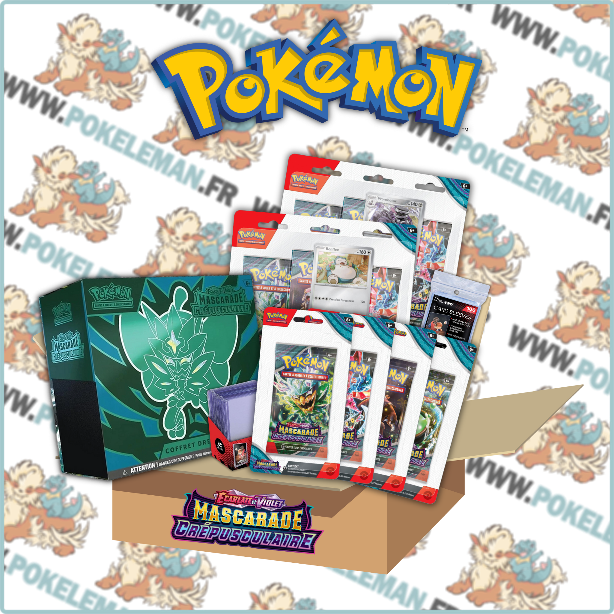 Pack Collection (blister, tripack, etb) - EV06 Ecarlate et Violet - Mascarade Crépusculaire 🇫🇷