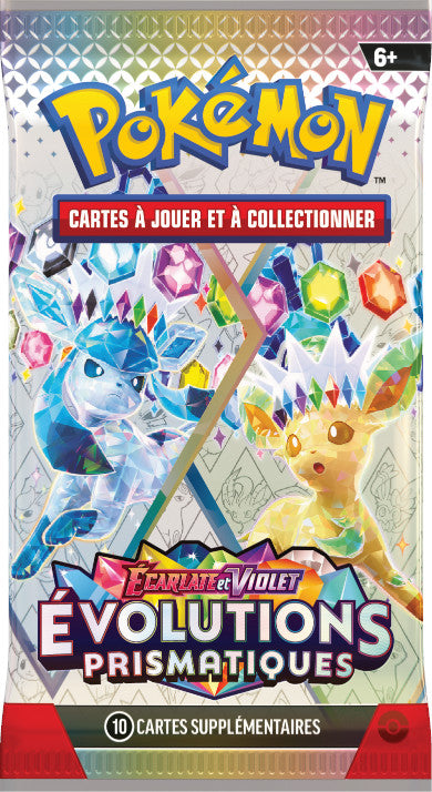 Booster en loose - Écarlate et Violet - Évolutions Prismatiques EV08.5 🇫🇷 (illustration aléatoire)