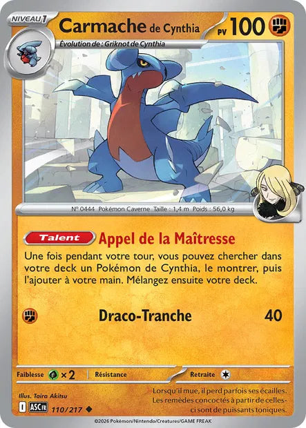 110/217 - Carmache de Cynthia - ME2.5 Héros Transcendants
