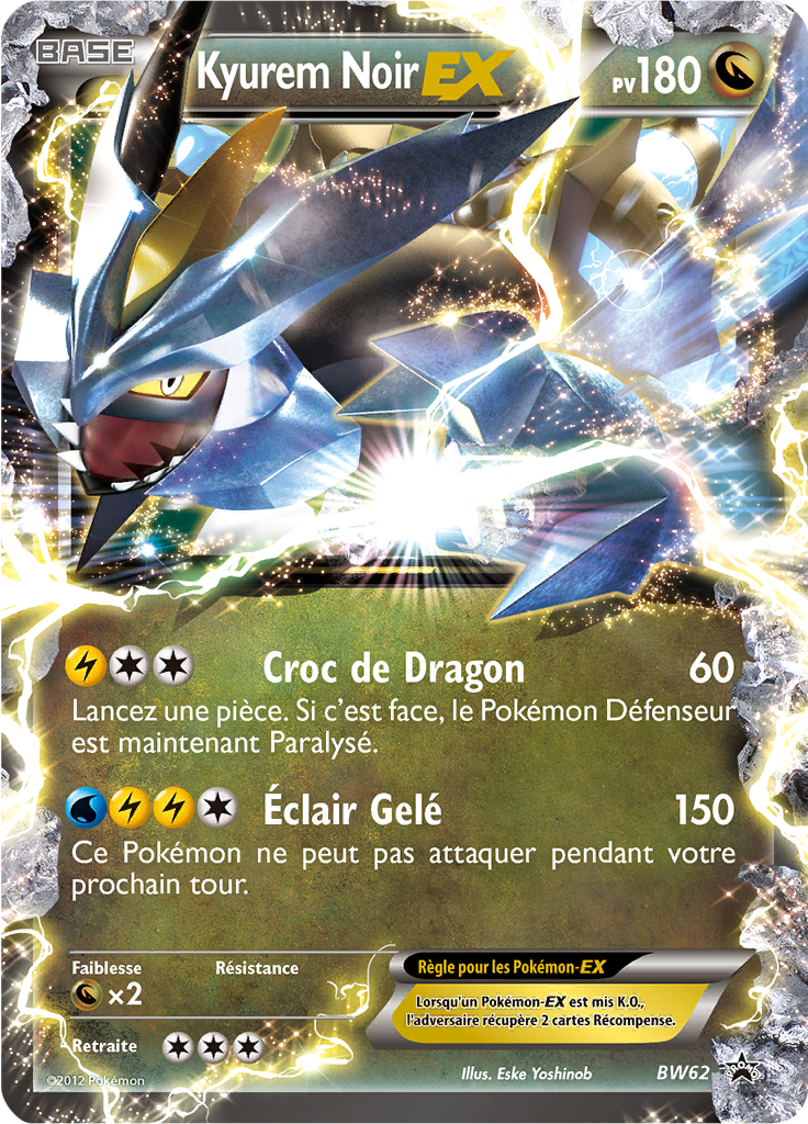 BW62 - Kyurem Noir EX - Black Star Promos
