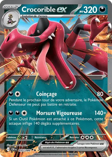 055/086 - Crocorible ex - ME04 Chaos Ascendant