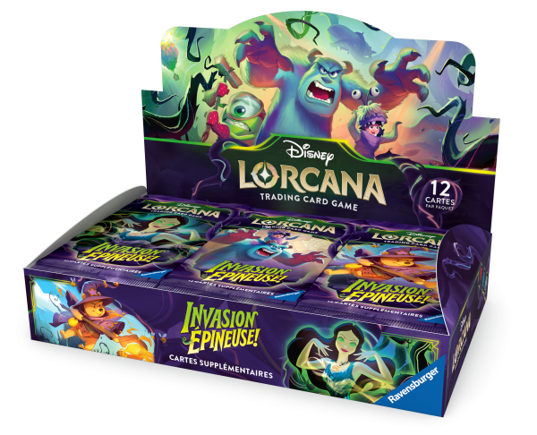 Display de 24 boosters - Disney Lorcana - Chapitre 13 - Invasion Epineuse 🇫🇷