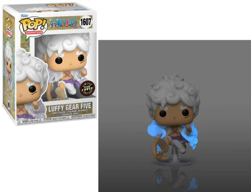 FUNKO - POP OP N° 1607 - Luffy Gear 5 avec Chase