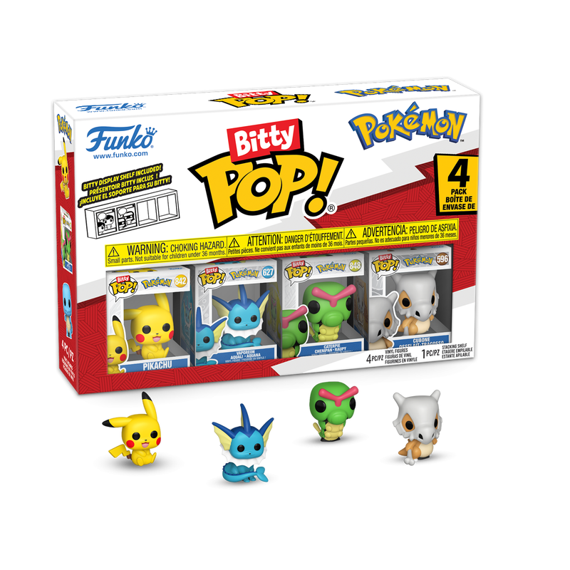 FUNKO - BITTY POP POKEMON 4 Pack 2.5cm - Pikachu