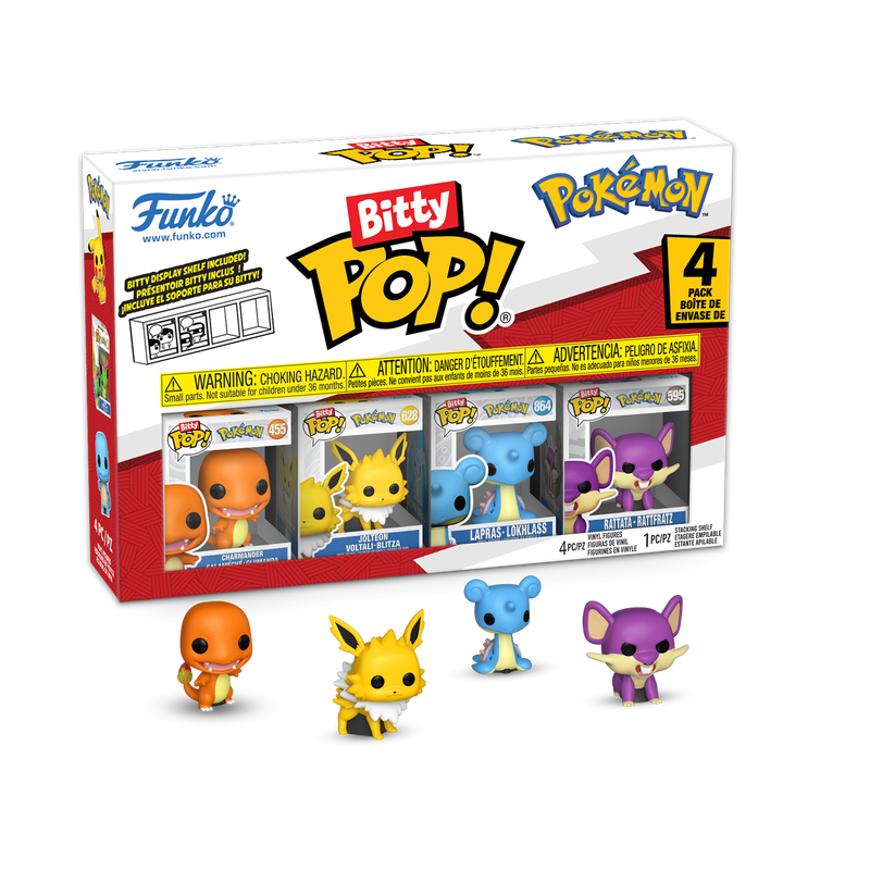 FUNKO - BITTY POP POKEMON 4 Pack 2.5cm - Salamèche