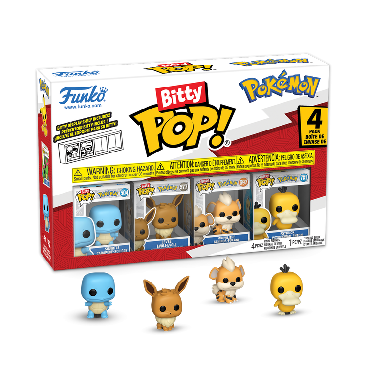 FUNKO - BITTY POP POKEMON 4 Pack 2.5cm - Carapuce