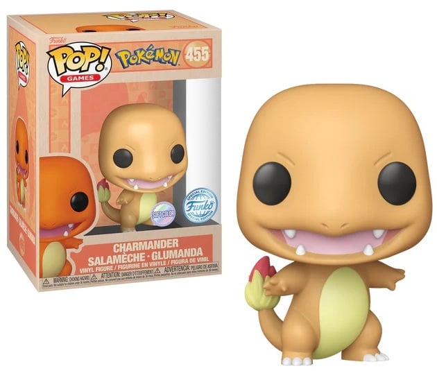 FUNKO - POP POKEMON 455 - Salamèche (Soft Color)