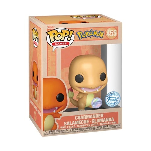 FUNKO - POP POKEMON 455 - Salamèche (Soft Color)