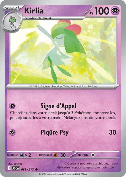 088/217 - Kirlia - ME2.5 Héros Transcendants