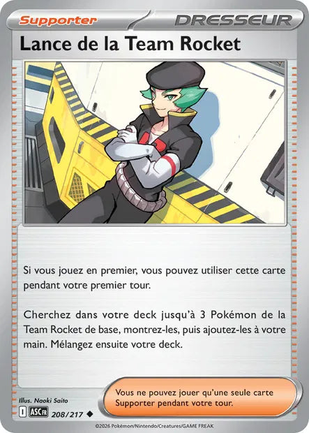 208/217 - Lance de la Team Rocket - ME2.5 Héros Transcendants