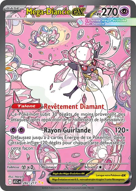 282/217 - Mega Dianci Ex - ME2.5 Héros Transcendants
