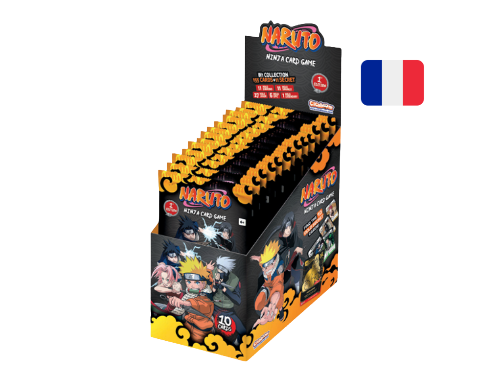 Display de 24 boosters - Naruto Mythos TCG - Konoha Shido 1ère Edition 🇫🇷