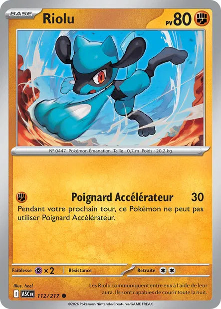 112/217 - Riolu - ME2.5 Héros Transcendants