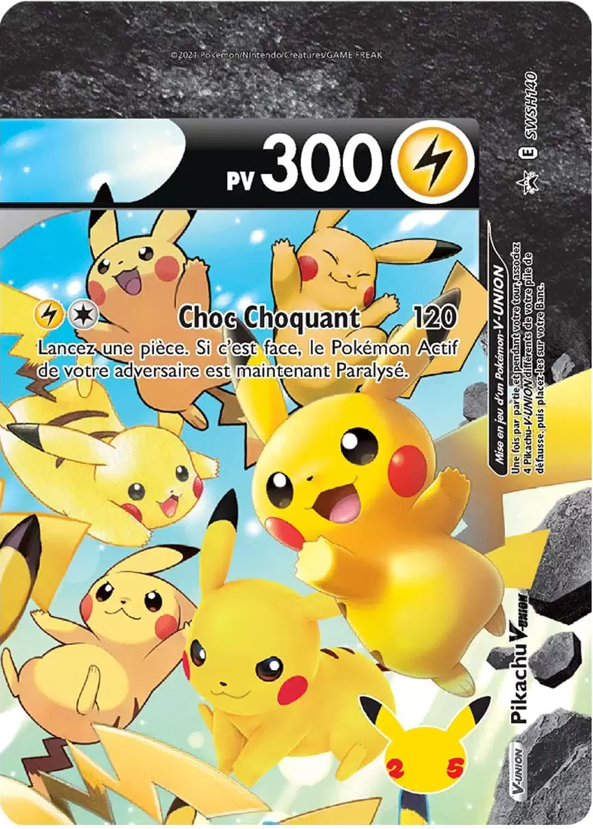 SWSH140 - Pikachu V-Union - PROMO
