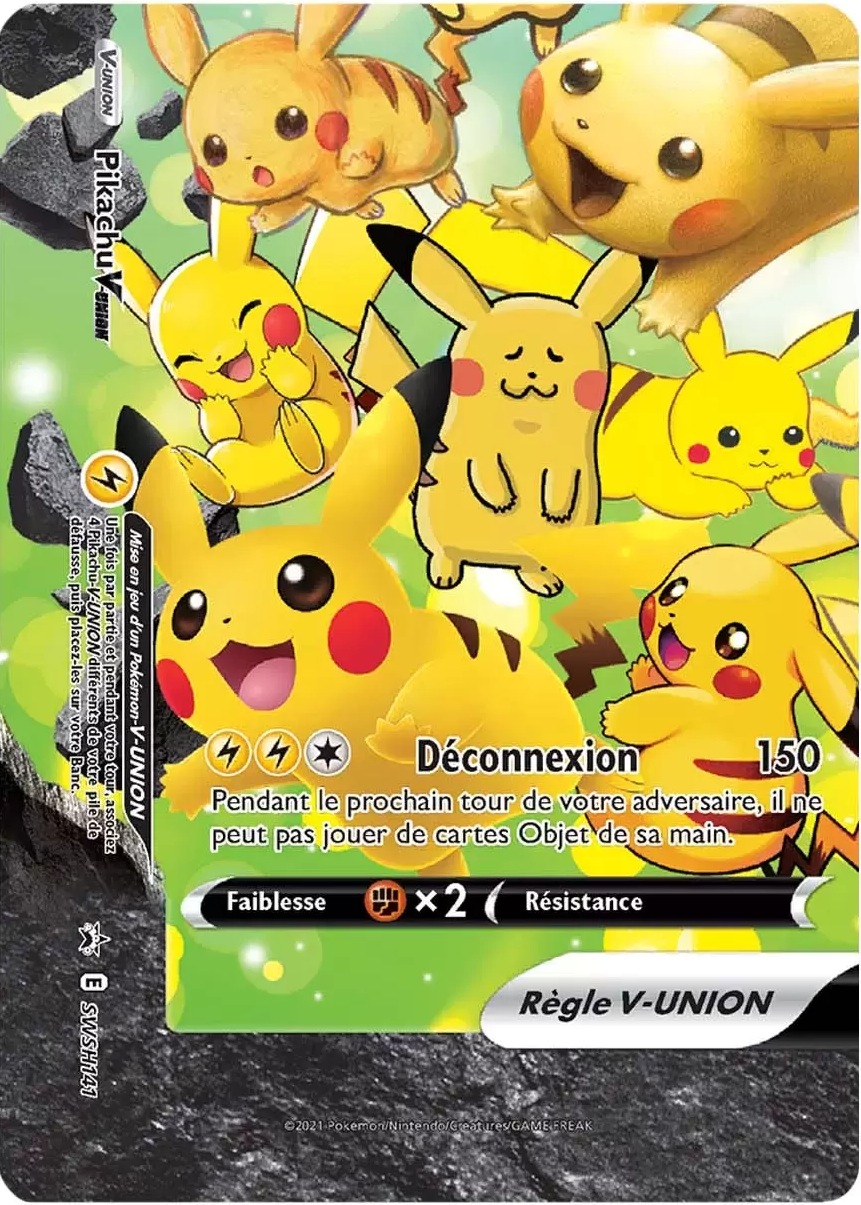 SWSH141 - Pikachu V-Union - PROMO