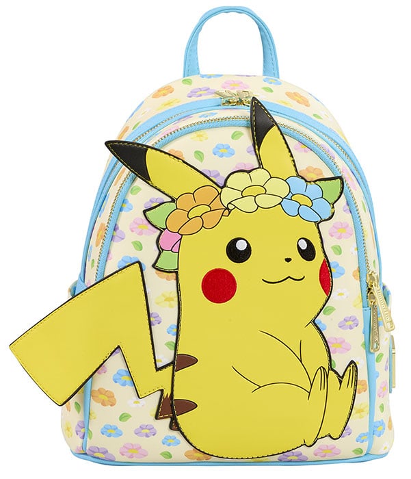 Sac à dos Pokémon - LoungeFly - Pikachu Floral