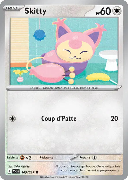 165/217 - Skitty - ME2.5 Héros Transcendants