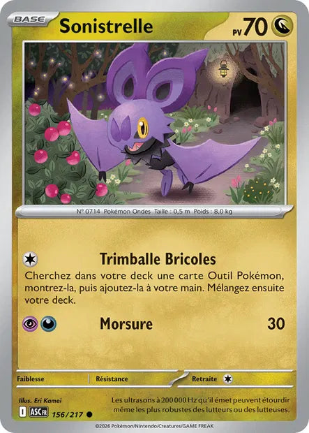 156/217 -Sonistrelle - ME2.5 Héros Transcendants