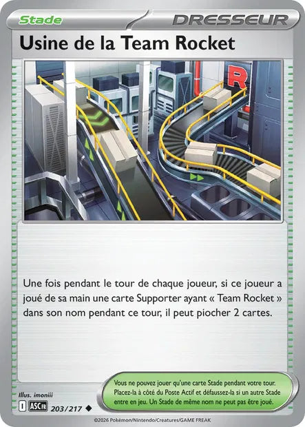203/217 - Usine de la Team Rocket - ME2.5 Héros Transcendants