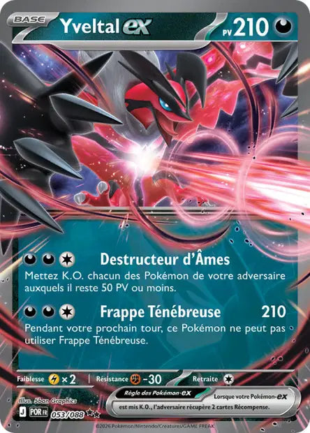 053/088 - Yveltal ex - ME3 Équilibre Parfait