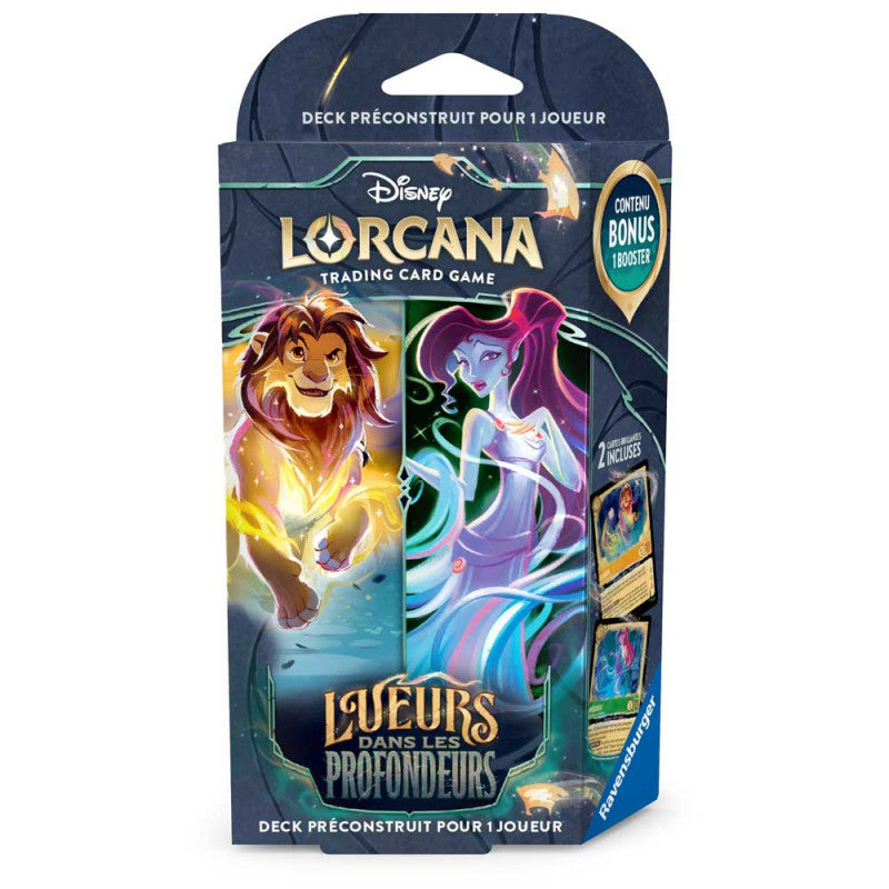 Deck de démarrage - Disney Lorcana - Chapitre 10 - Lueurs dans les Profondeurs 🇫🇷