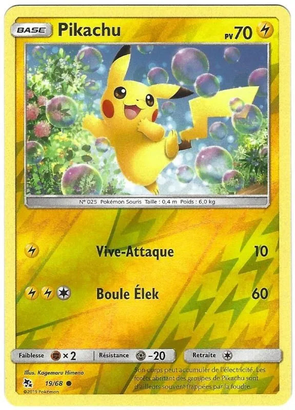 19/68 - Pikachu Reverse - Destinées Occultes
