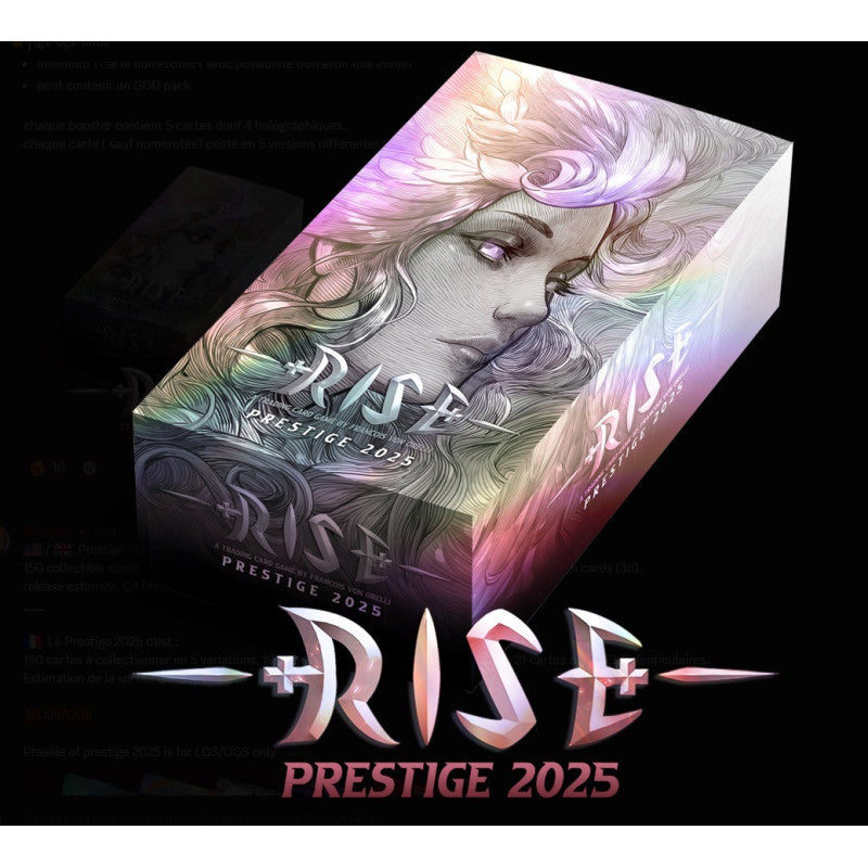 Display de 20 boosters - Rise PRESTIGE 2025 🇫🇷