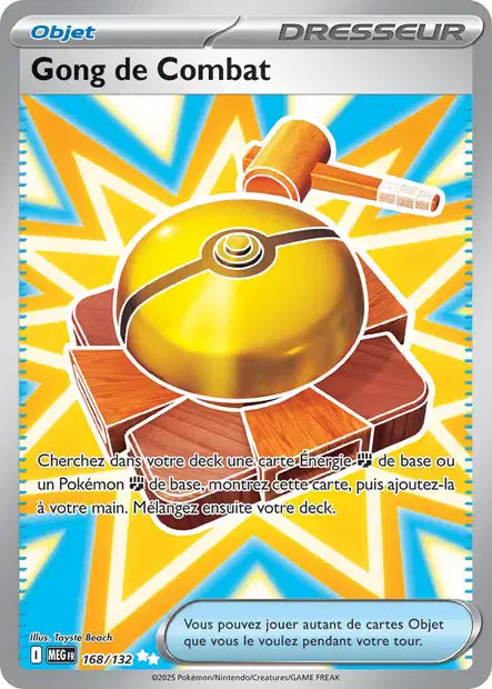168/132 - Gong de Combat - ME01 Méga-Évolution