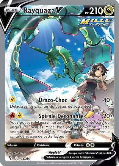 194/203 - Rayquaza V - EB7 Evolution Celeste