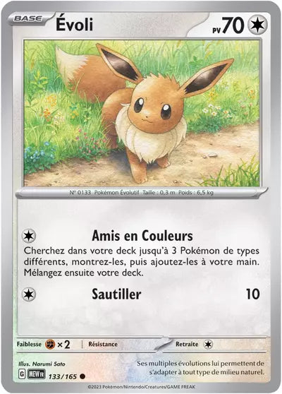 133/165 - Evoli Pokemon Ensemble- EV3.5 151