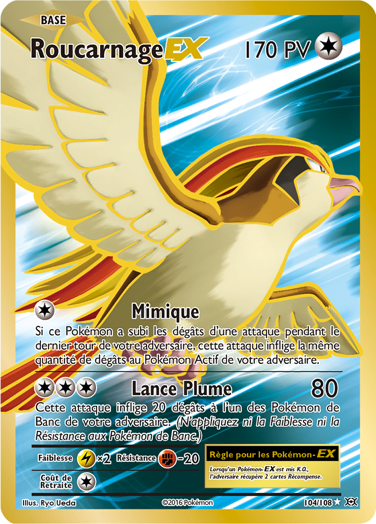 104/108 - Roucarnage-EX - XY Evolution