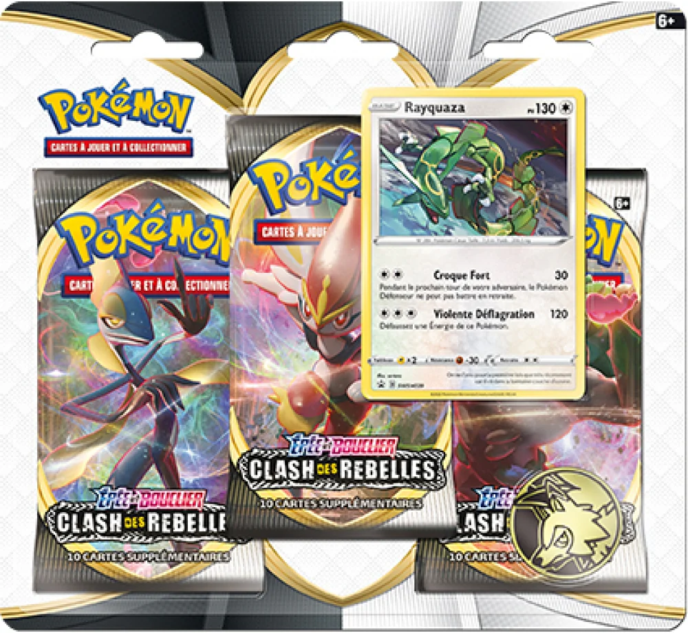 Tripack EB02 Clash des rebelles - Pokémon