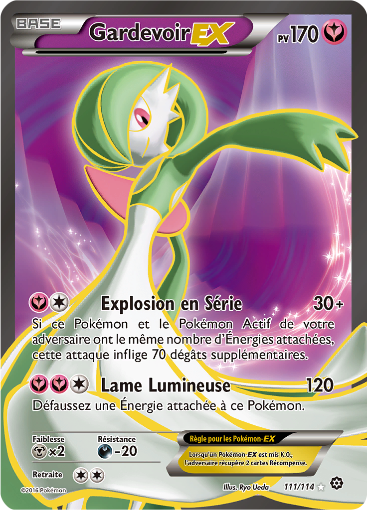 111/114 - Gardevoir Ex - Offensive Vapeur